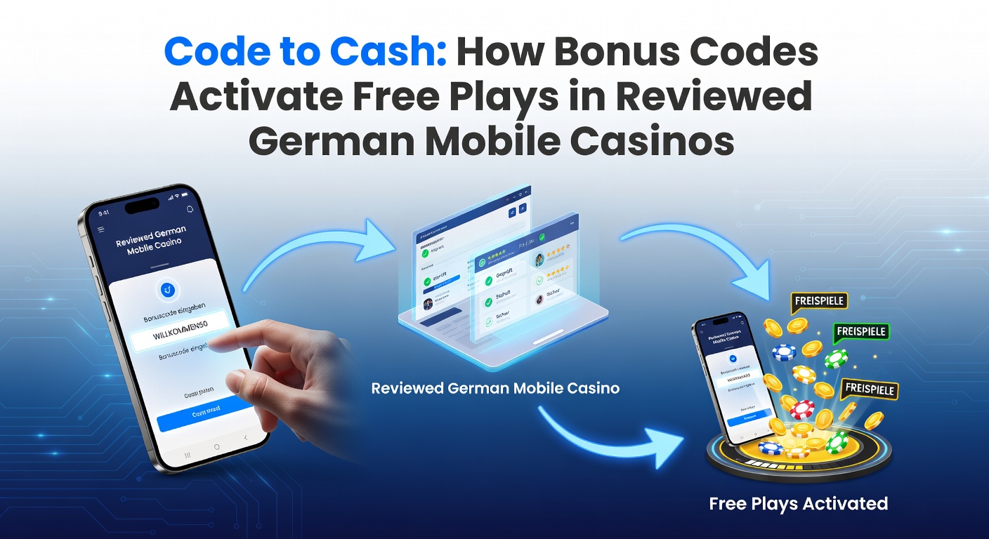 Detaillierte Grafik eines Bonus-Code-Eingabefeldes in einer Casino-App mit Freispiel-Symbolen und Auszahlungs-Icons